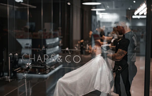 Modern barbershop interior design